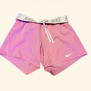 Nike Women's Light Pink Athletic Shorts